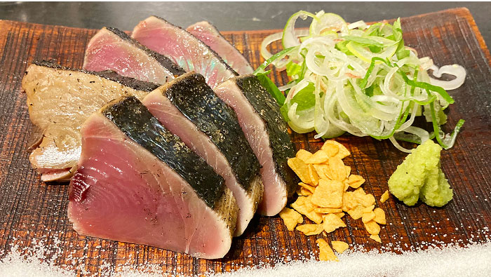 鰹の藁焼き